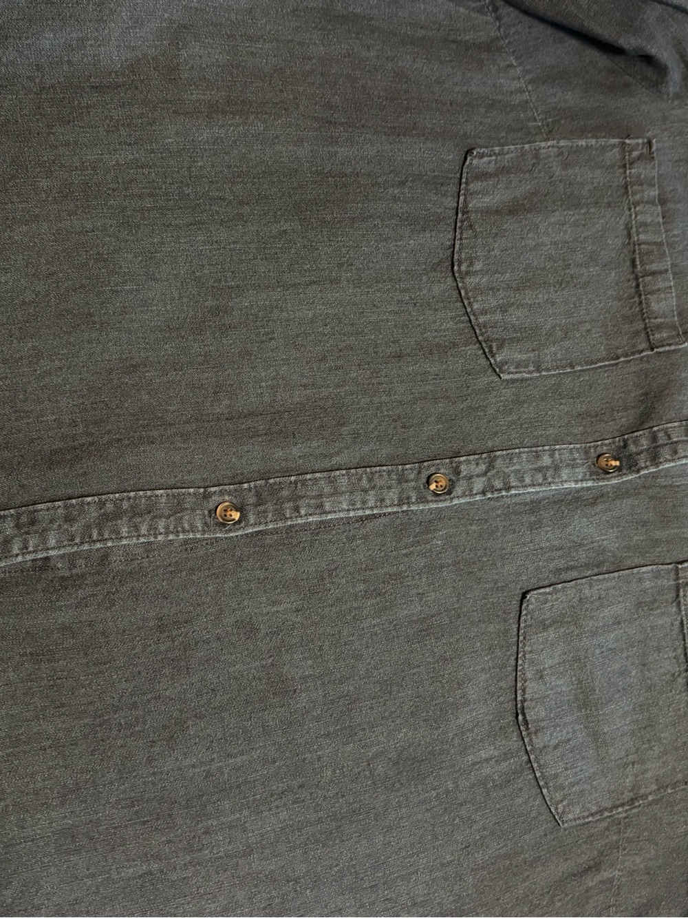 A New Day Ladies denim buttoned cuffs-down shirt dress - Picture 4 of 8